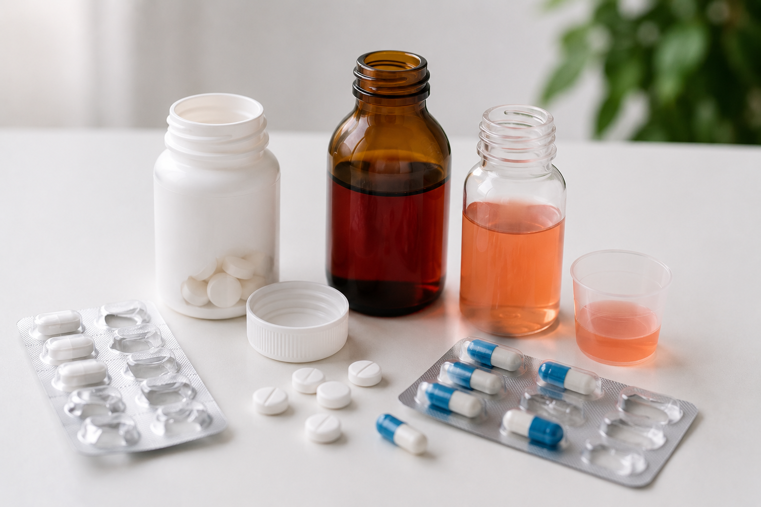 Medicamentos parcialmente consumidos