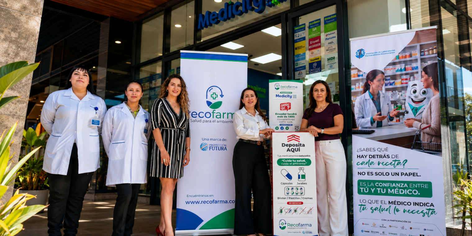 Ecuador ya cuenta con 12 puntos de recolección para medicamentos caducados o en desuso, impulsando una cultura de salud, sostenibilidad y responsabilidad ciudadana.